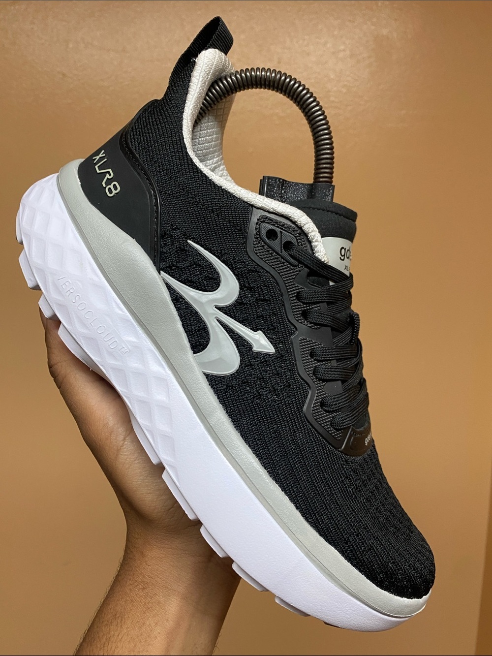 Gravity Defyer G-Defy XLR8 Women’s Running Sneakers “Black White Silver” Size 7 - Picture 8 of 17
